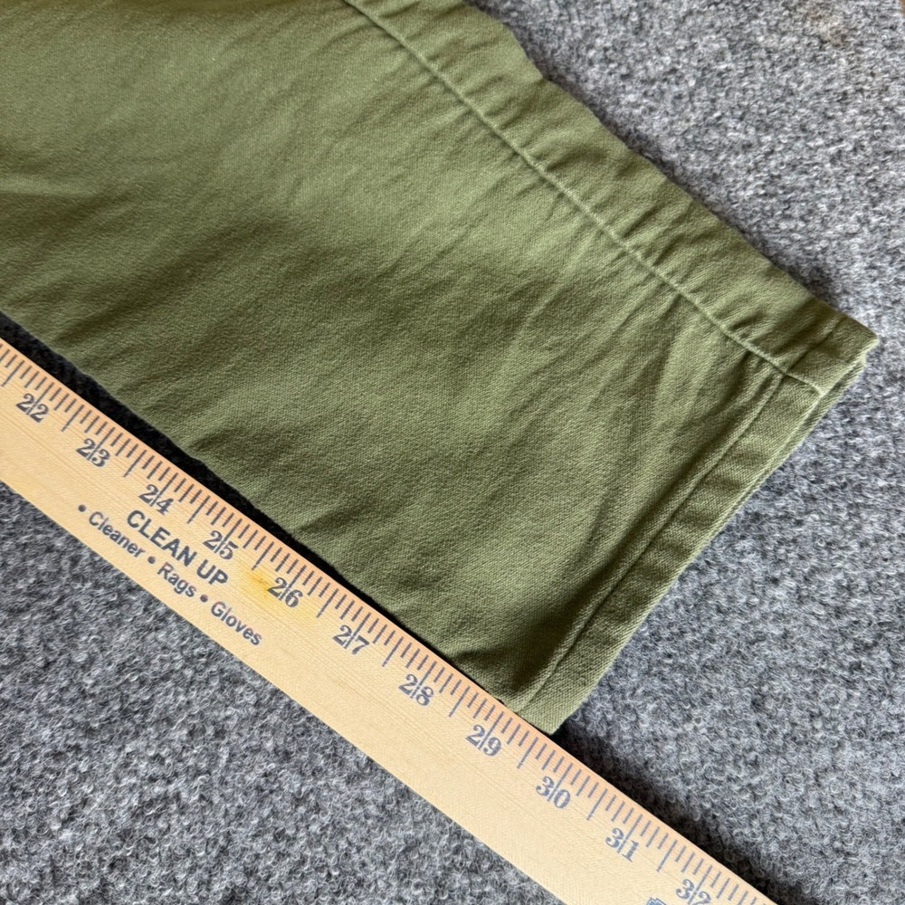 Flint and Tinder Pants Mens 34x30 Green Tapered Fit Casual Chino Stretch - Picture 7 of 10